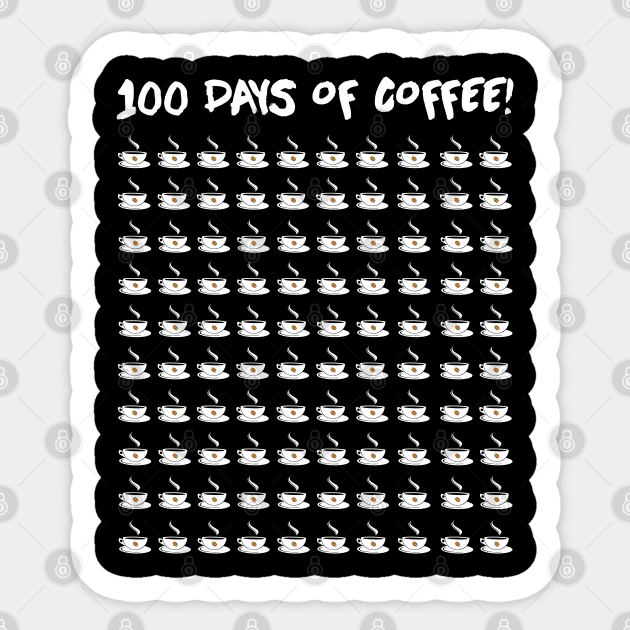 100 Days Of School Cute T-shirt Sticker by KsuAnn